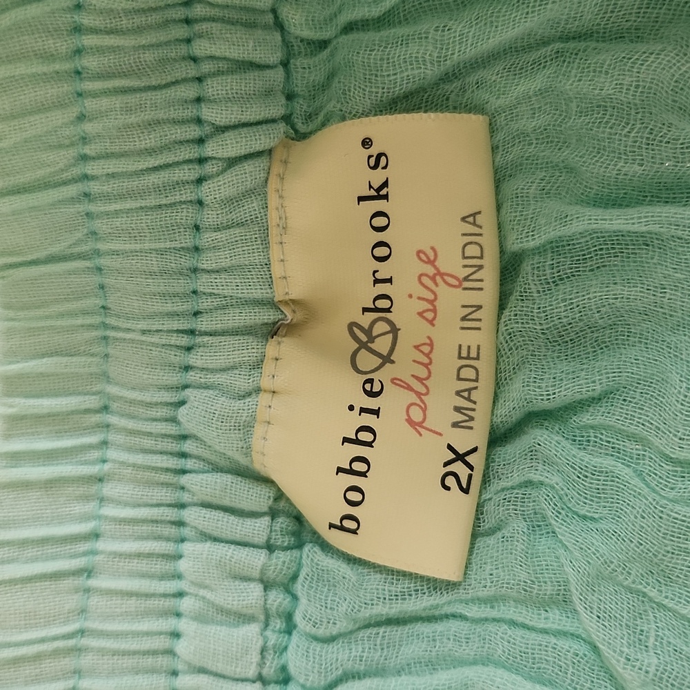 Bobbie Brooks Teal Ombre Midi Skirt - Picture 5 of 5